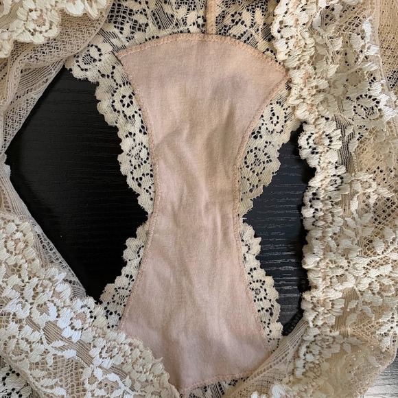 Wacoal Floral Embrace Lace Ivory‎ Underwire Bra & Brief Panties Set 38C/7 - Picture 11 of 12